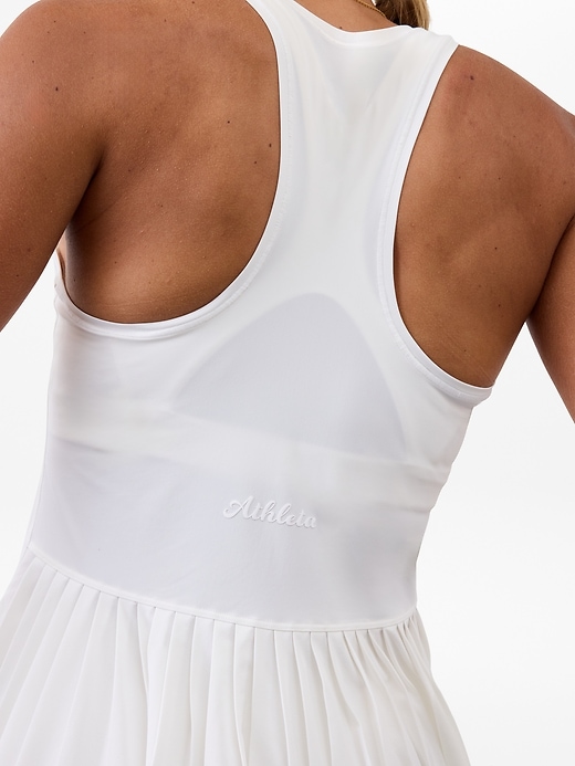 Image number 3 showing, Match Point Pleated Dress