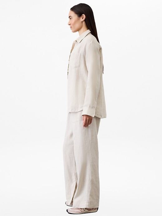Image number 6 showing, Retreat Linen Top