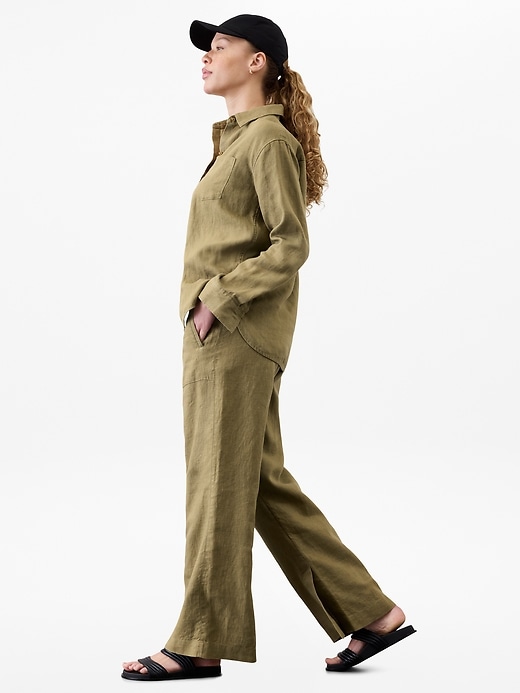 Image number 6 showing, Retreat Linen Top