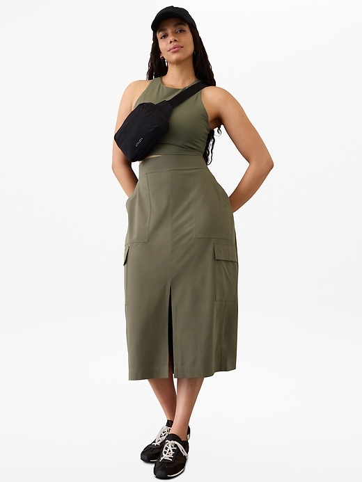 Image number 2 showing, Brooklyn Heights High Rise Cargo Skirt