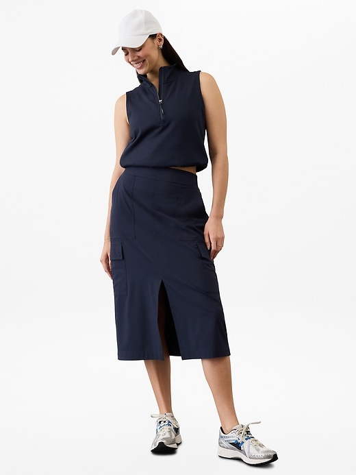 Image number 7 showing, Brooklyn Heights High Rise Cargo Skirt
