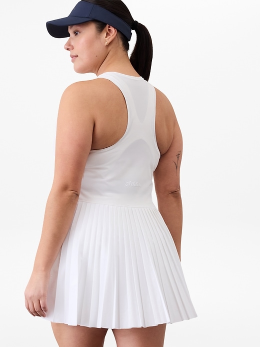 Image number 6 showing, Match Point Pleated Dress