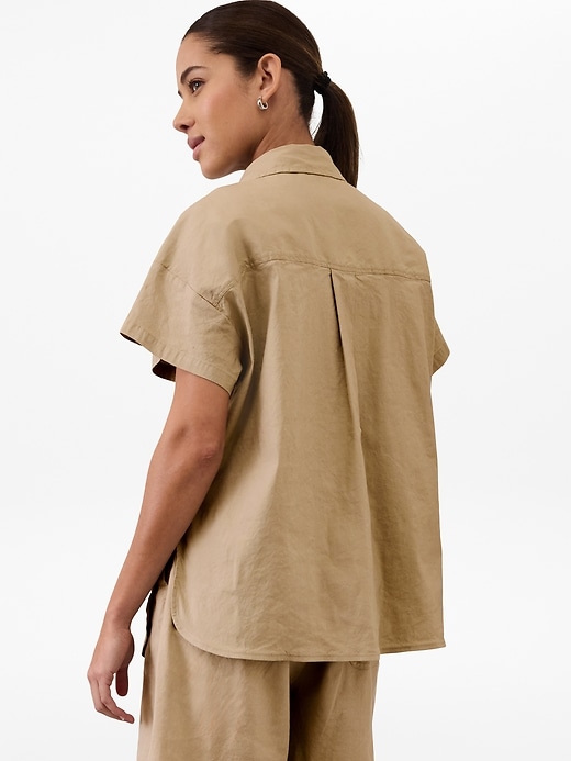 Image number 2 showing, Paradise Oversized Short Sleeve Top
