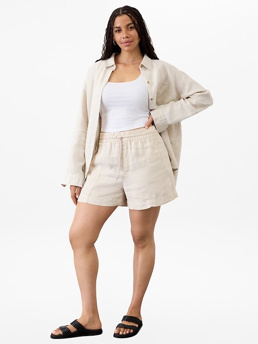 Image number 7 showing, Retreat Linen Top