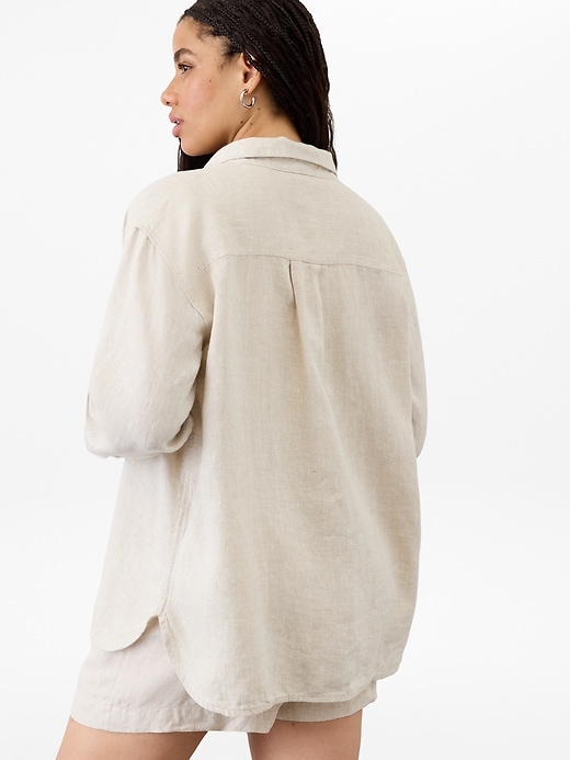 Image number 8 showing, Retreat Linen Top