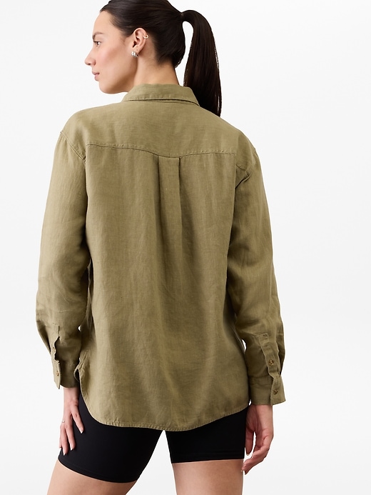 Image number 8 showing, Retreat Linen Top