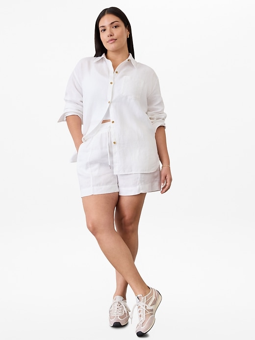 Image number 7 showing, Retreat Linen Top