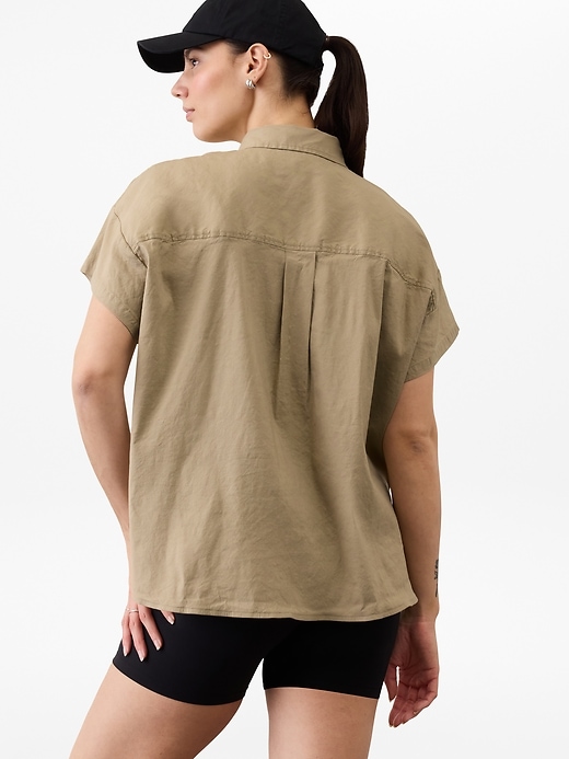 Image number 4 showing, Paradise Oversized Short Sleeve Top