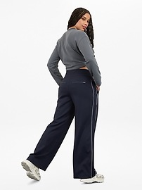 Venice High Rise Track Stripe Wide Leg Pant