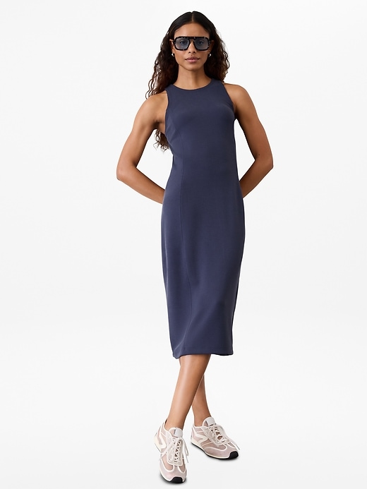 Image number 1 showing, Seasoft Rib Midi Tank Dress