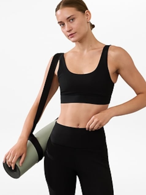 Breathe Rib Longline Sports Bra A-C