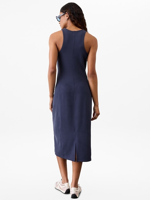 Image number 2 showing, Seasoft Rib Midi Tank Dress