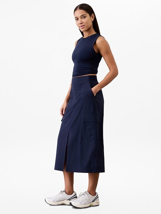 Image number 3 showing, Brooklyn Heights High Rise Cargo Skirt