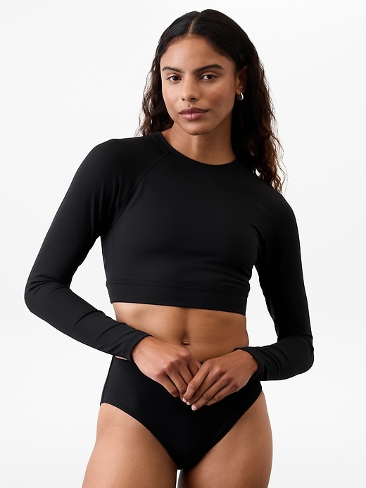 Image number 1 showing, Crop Rashguard