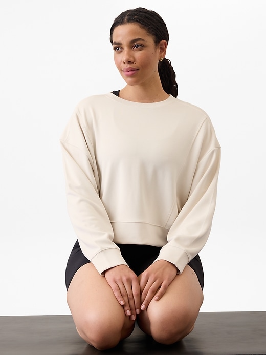Image number 5 showing, Seasoft Rib Crewneck Sweatshirt
