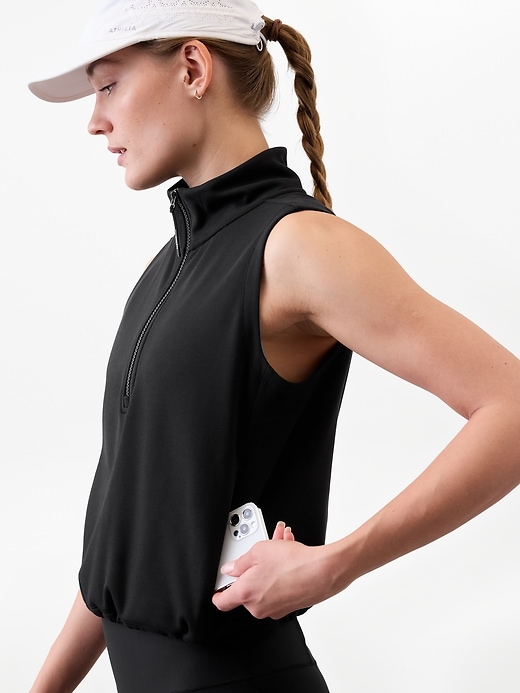 Image number 4 showing, Unstoppable 1/2 Zip Cropped Vest