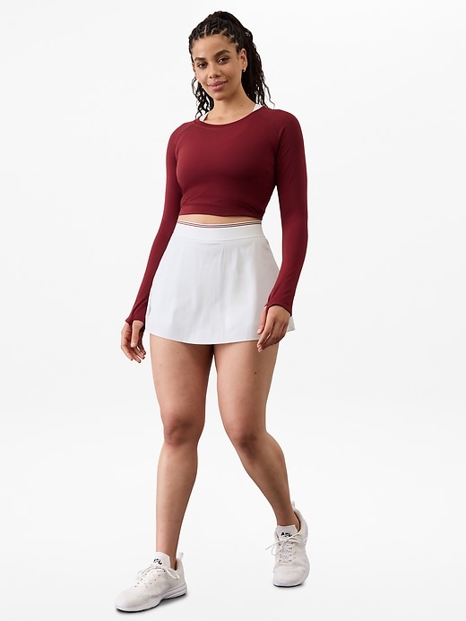 Image number 6 showing, Ace Advantage High Rise Tipped 13 1/2” Skort