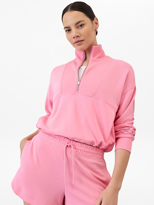 Image number 2 showing, Seasoft Rib 1/4 Zip Popover