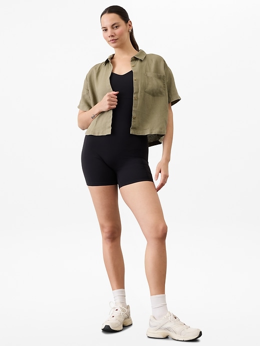 Image number 7 showing, Retreat Linen Short Sleeve Shirt