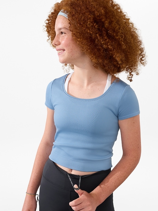 Image number 5 showing, Athleta Girl High Rise Chit Chat Flare Pant