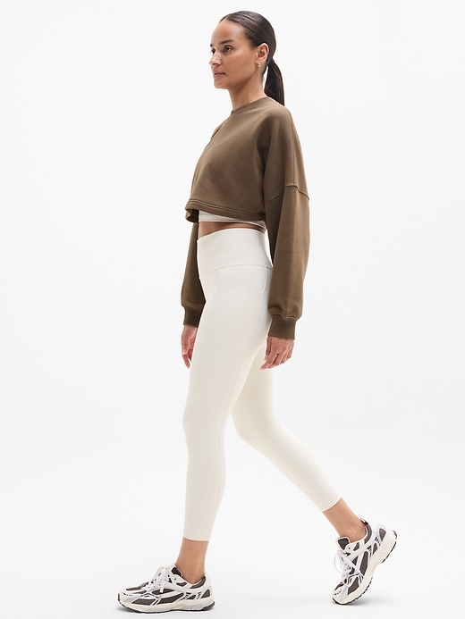 Image number 3 showing, Heavyweight Terry Super Cropped Dolman
