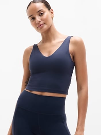 Transcend V-Neck Crop Sports Bra A-C
