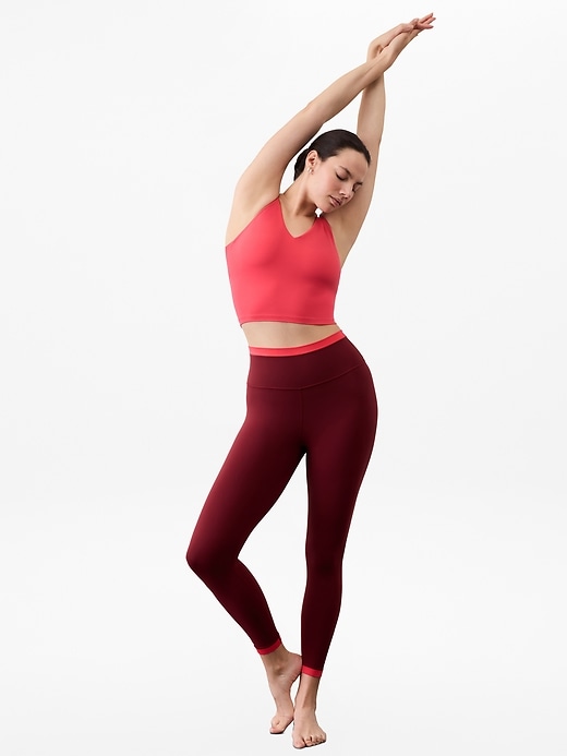 Image number 4 showing, Transcend V-Neck Crop Sports Bra A-C