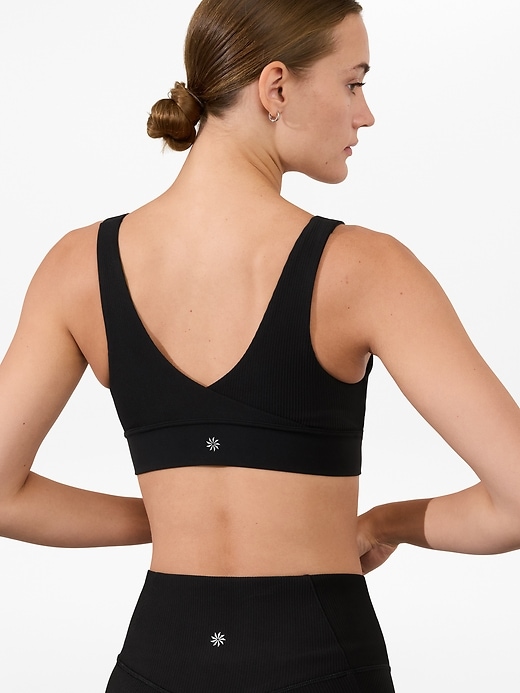 Image number 5 showing, Breathe Rib Longline Sports Bra A-C