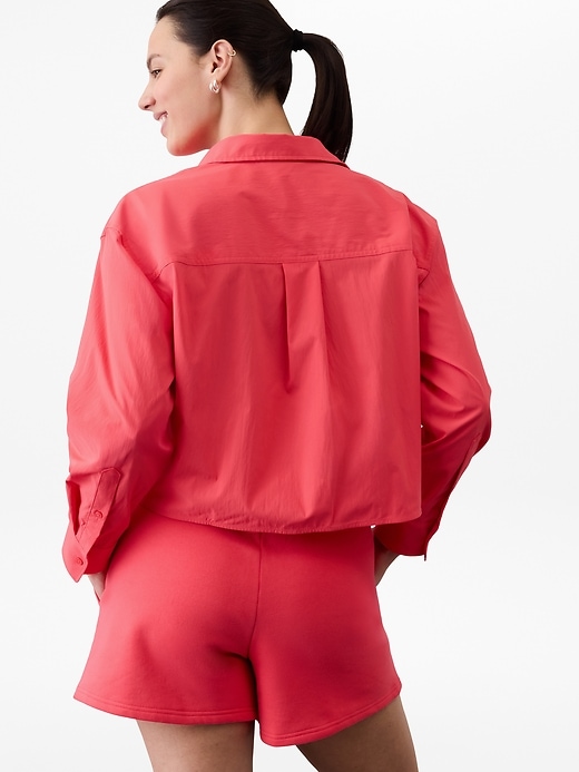 Image number 7 showing, Midday Cropped Poplin Shirt