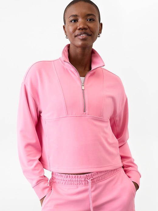 Image number 5 showing, Seasoft Rib 1/4 Zip Popover
