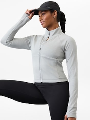 Unstoppable Cropped Full Zip