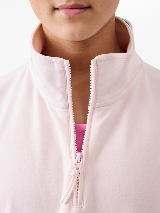 Image number 4 showing, Athleta Girl All Day 1/4 Zip Sweatshirt