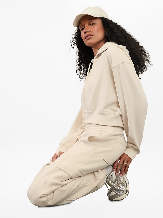 Image number 3 showing, Forever Fleece Crop Full Zip
