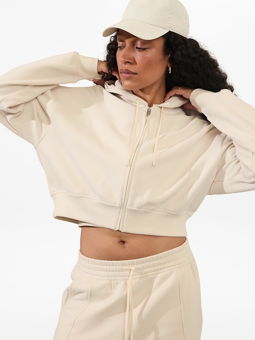 Image number 5 showing, Forever Fleece Crop Full Zip