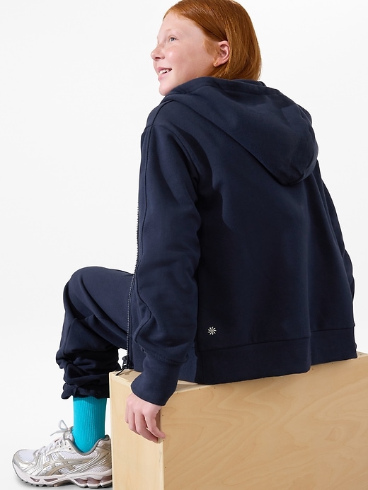 Image number 2 showing, Athleta Girl All Day Full Zip Sweatshirt