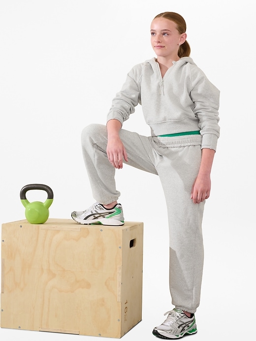 Image number 2 showing, Athleta Girl All Day Half Zip Hoodie