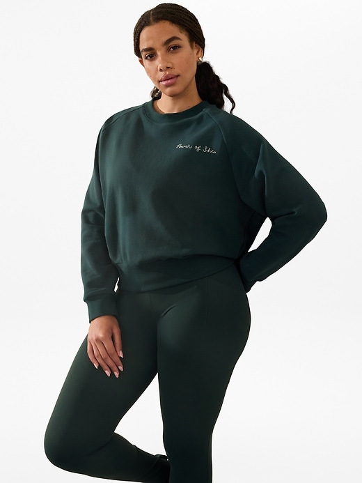 Image number 4 showing, Power of She Embroidered Crew Sweatshirt