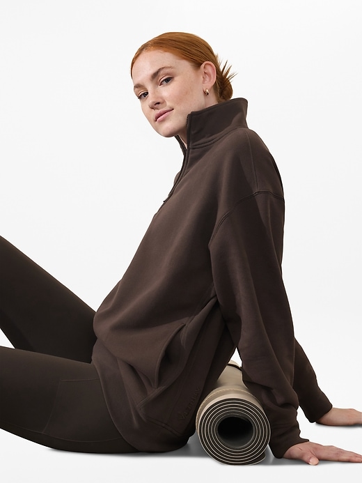 Image number 3 showing, Forever Fleece 1/4 Zip Sweatshirt