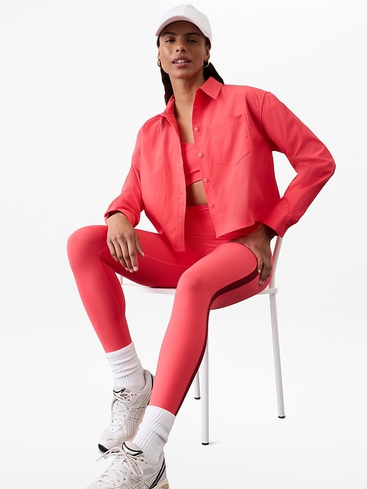 Image number 3 showing, Midday Cropped Poplin Shirt
