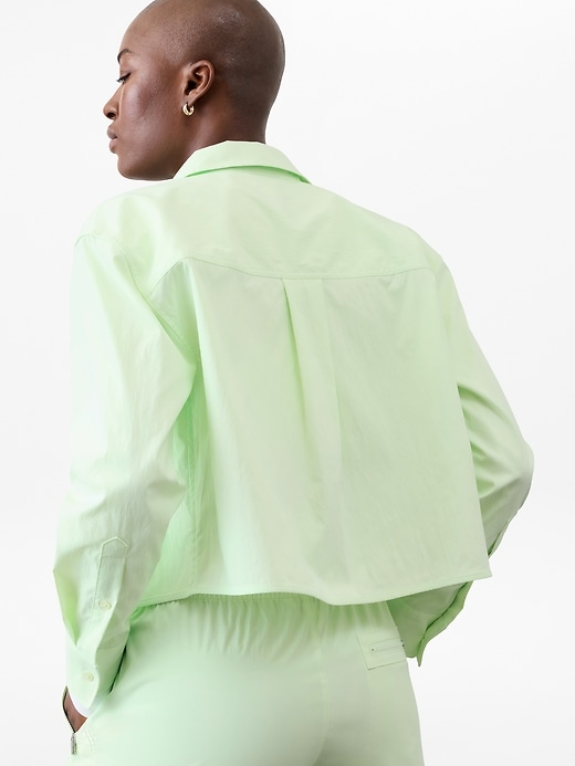 Image number 6 showing, Midday Cropped Poplin Shirt
