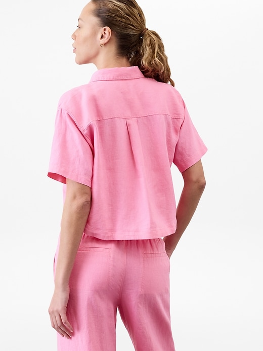 Image number 2 showing, Retreat Linen Short Sleeve Shirt