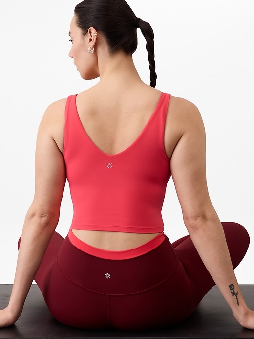 Image number 6 showing, Transcend V-Neck Crop Sports Bra A-C