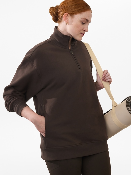Image number 4 showing, Forever Fleece 1/4 Zip Sweatshirt