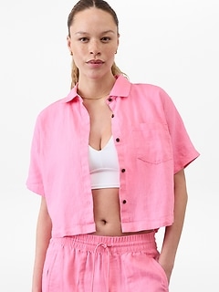 Retreat Linen Short Sleeve Shirt