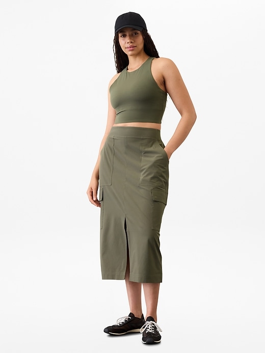 Image number 8 showing, Brooklyn Heights High Rise Cargo Skirt