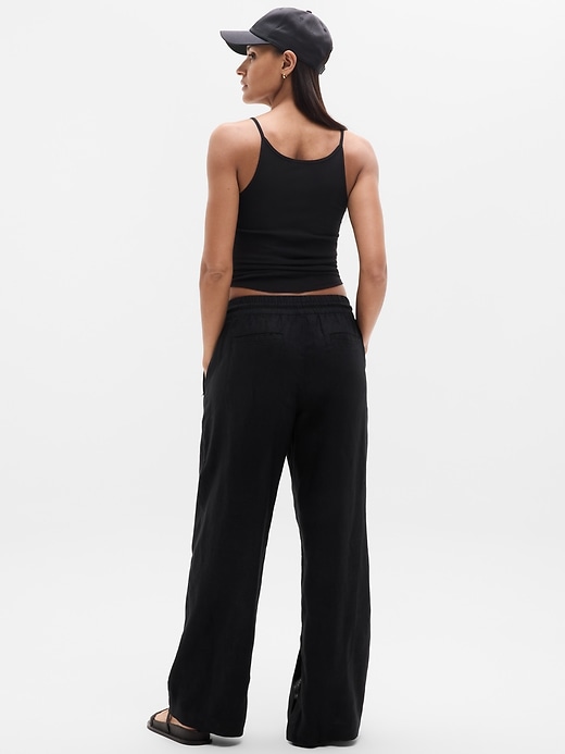 Image number 7 showing, Retreat Linen High Rise Wide Leg Pant