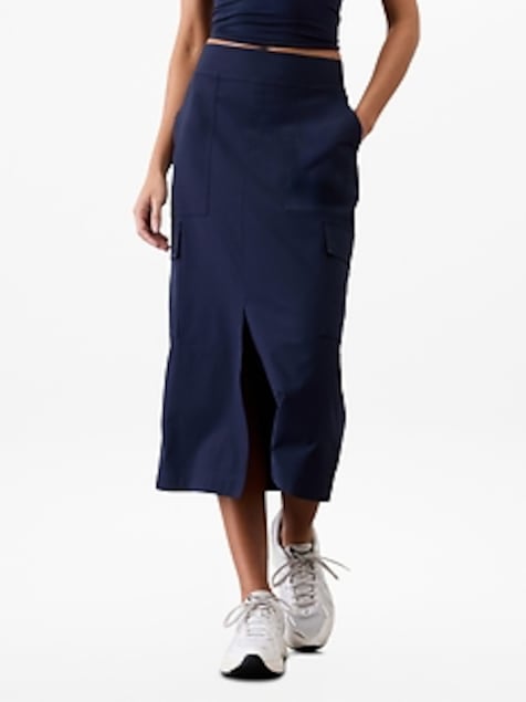 Brooklyn Heights High Rise Cargo Skirt