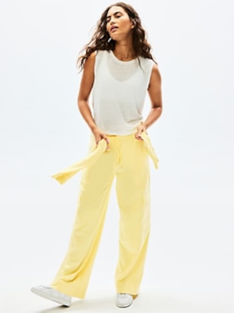 Retroterry High Rise Wide Leg Cargo Pant
