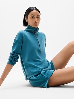 Seasoft Quarter Zip - Blue - image 4