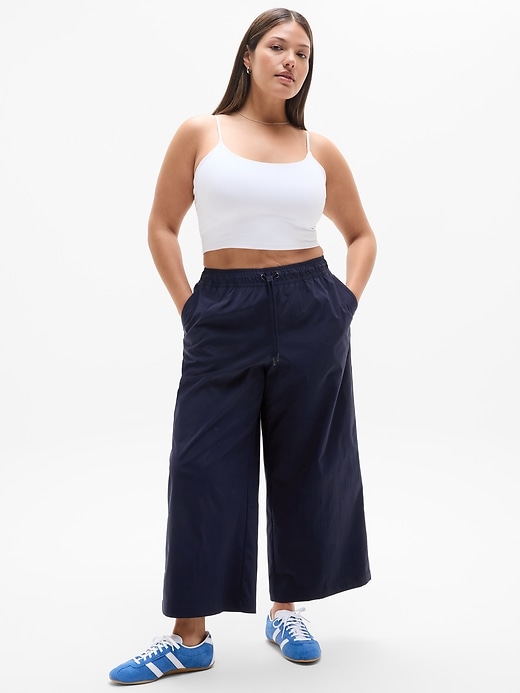 Image number 7 showing, Midday Mid Rise Crop Poplin Pant